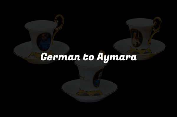 German to Aymara