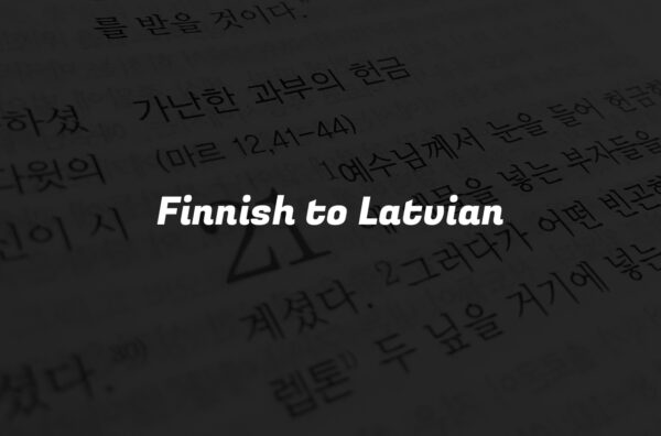 Finnish to Latvian