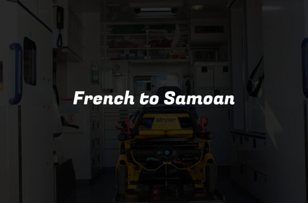 French to Samoan