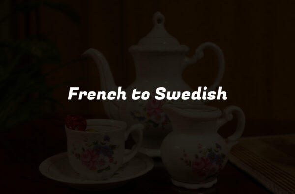 French to Swedish