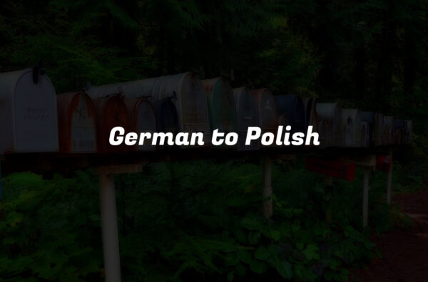 German to Polish