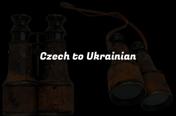 Czech to Ukrainian