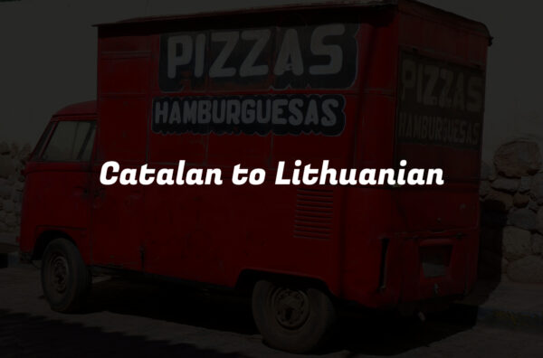 Catalan to Lithuanian