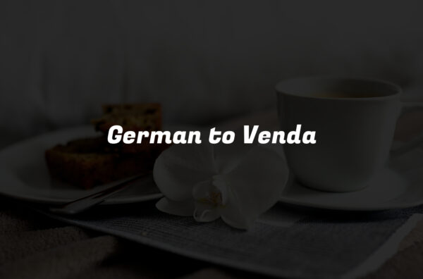 German to Venda