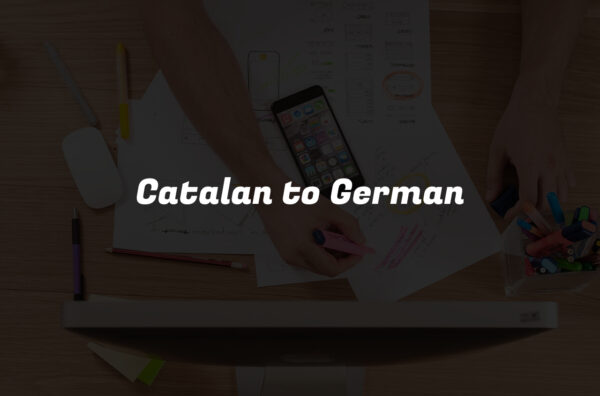 Catalan to German