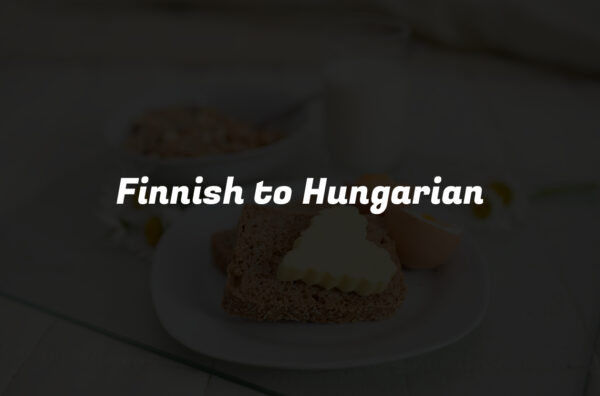 Finnish to Hungarian