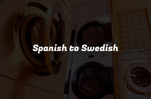 Spanish to Swedish