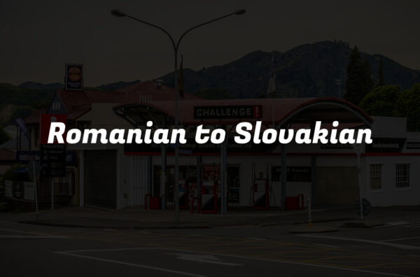 Romanian to Slovakian