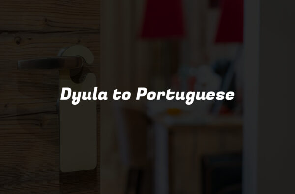 Dyula to Portuguese