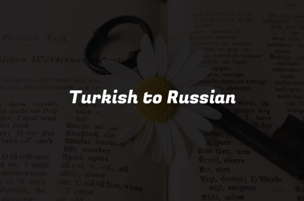 Turkish to Russian