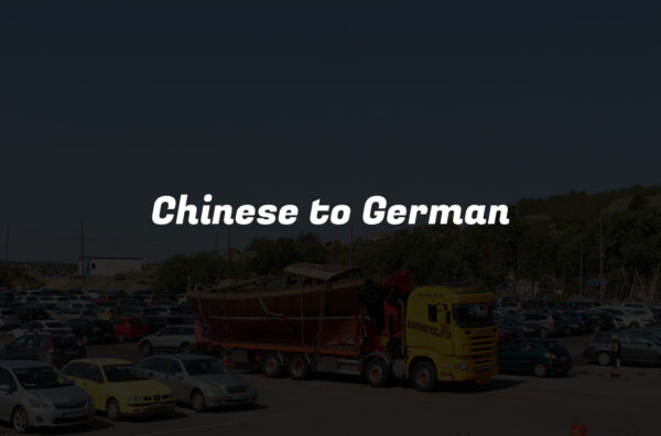 Chinese to German