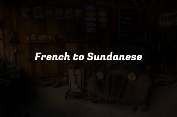 French to Sundanese