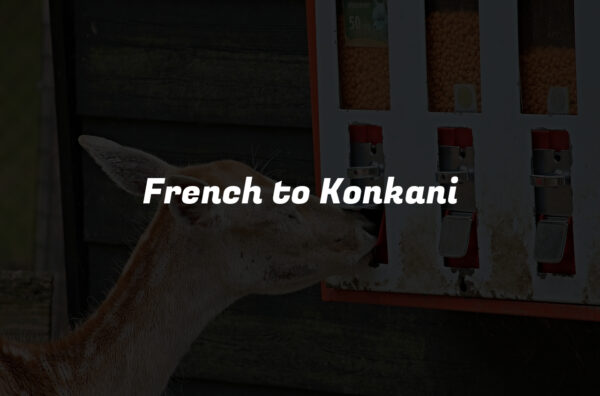 French to Konkani