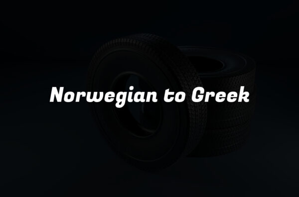 Norwegian to Greek