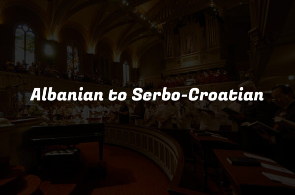 Albanian to Serbo-Croatian