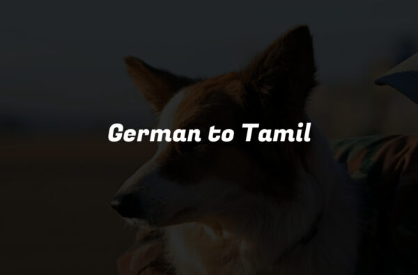 German to Tamil