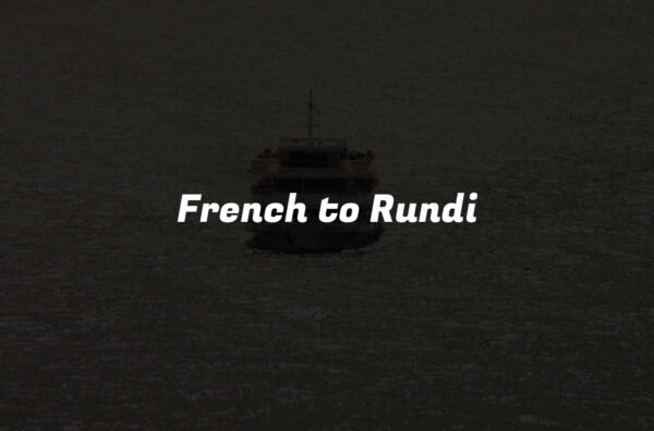 French to Rundi