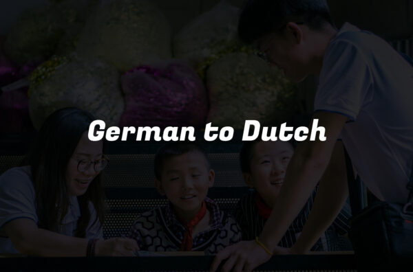 German to Dutch
