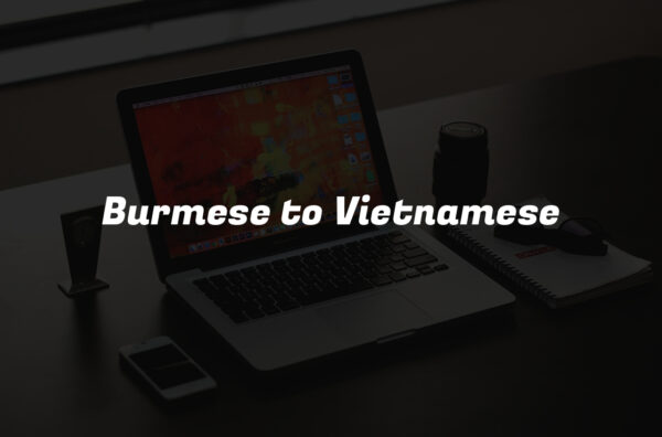 Burmese to Vietnamese