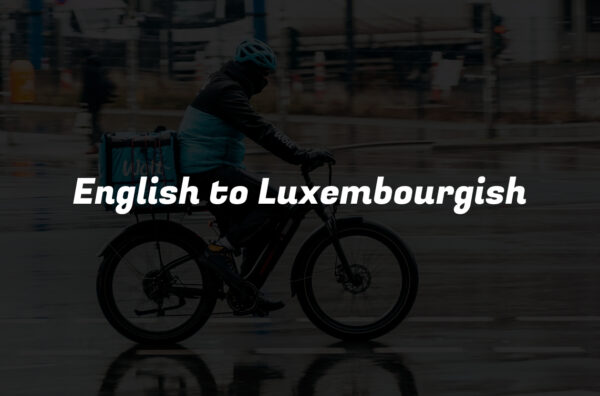 English to Luxembourgish