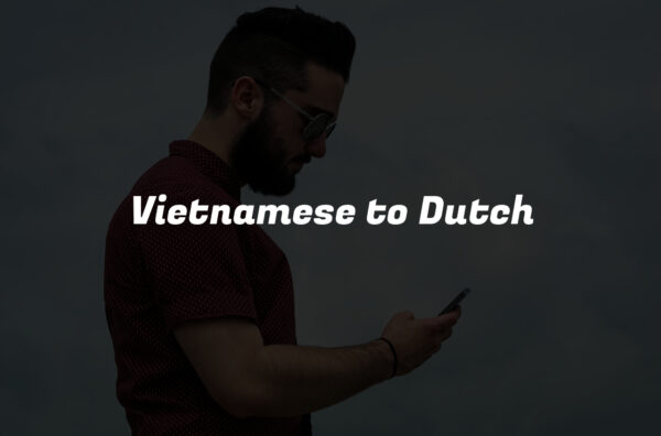 Vietnamese to Dutch