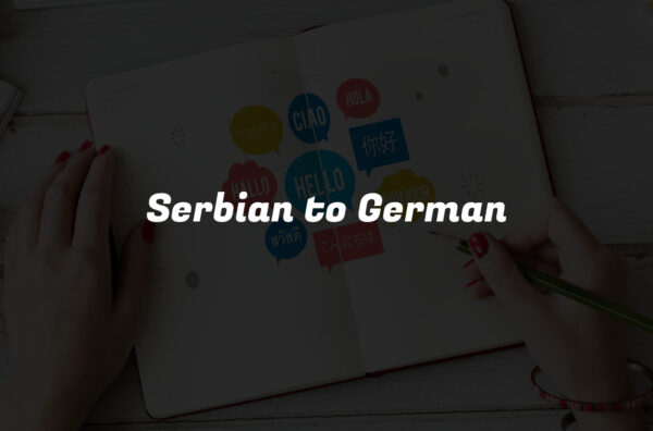 Serbian to German