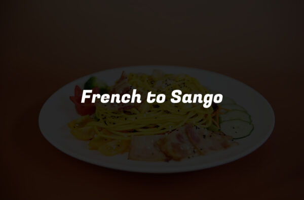 French to Sango