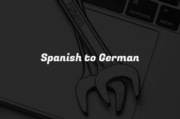 Spanish to German