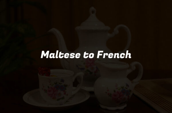 Maltese to French