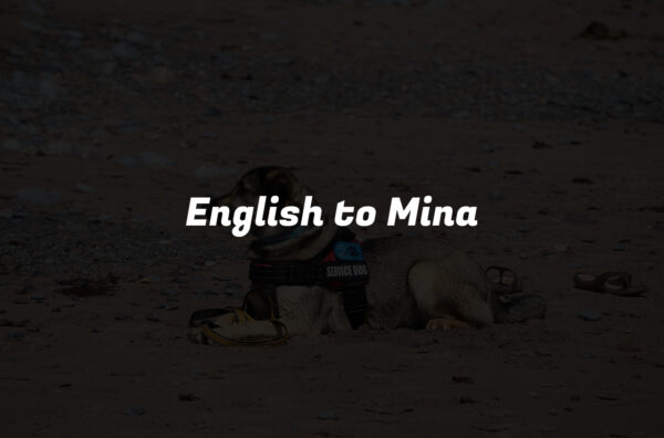 English to Mina