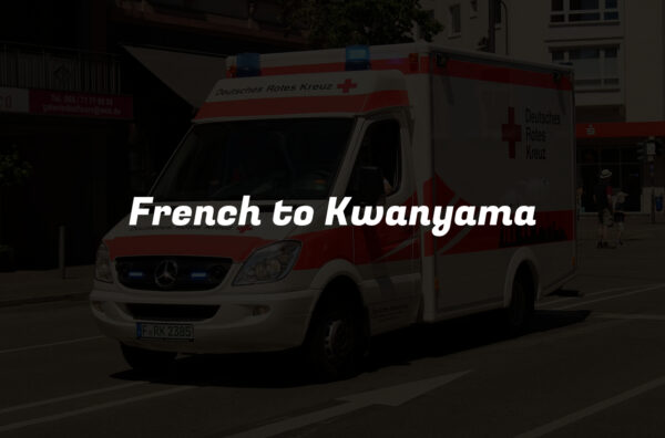 French to Kwanyama
