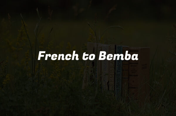 French to Bemba