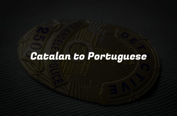 Catalan to Portuguese