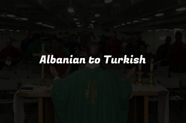 Albanian to Turkish