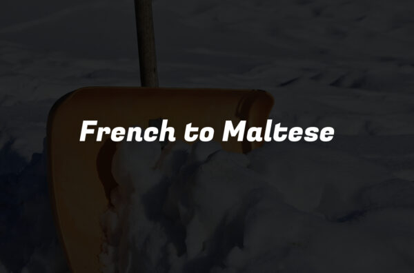 French to Maltese