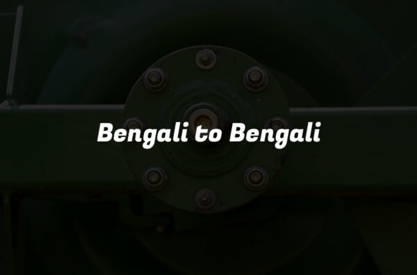 Bengali to Bengali
