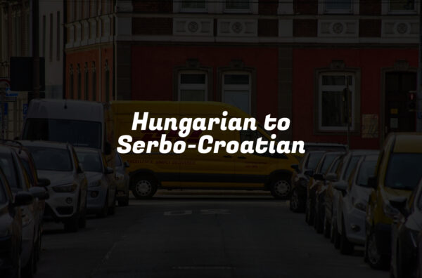 Hungarian to Serbo-Croatian