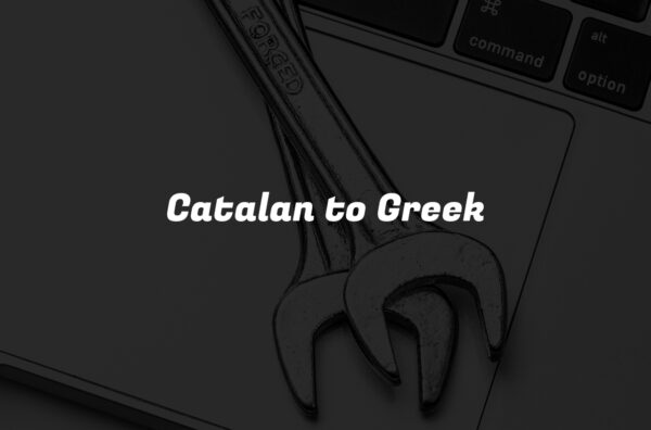 Catalan to Greek