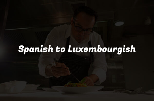 Spanish to Luxembourgish