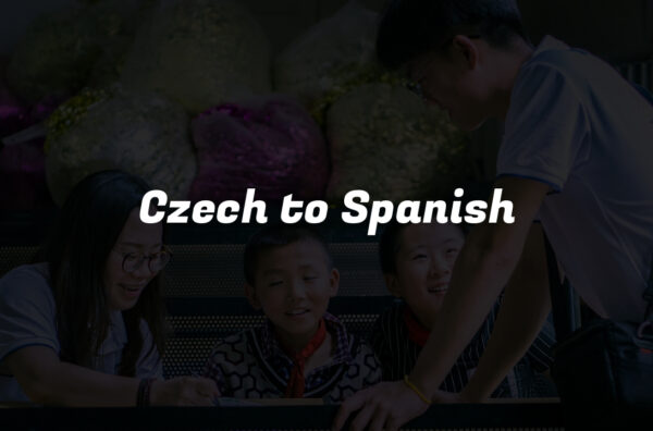 Czech to Spanish