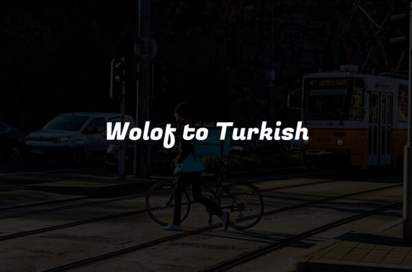 Wolof to Turkish