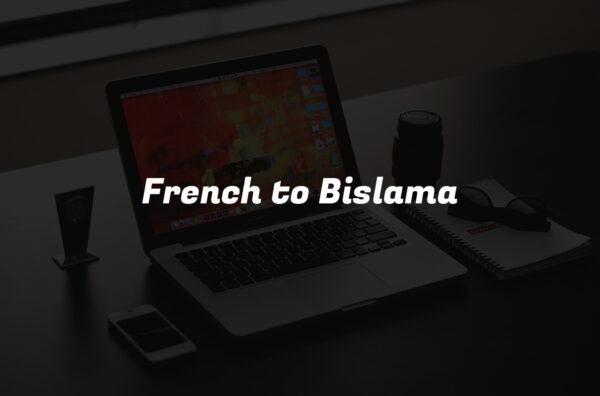 French to Bislama