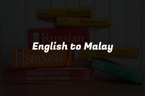 English to Malay