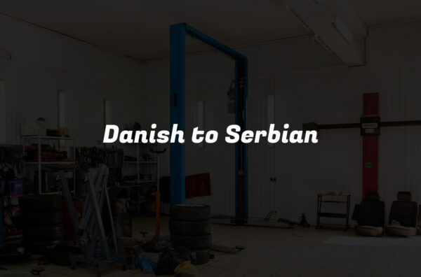Danish to Serbian