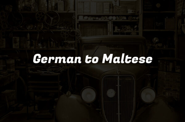 German to Maltese