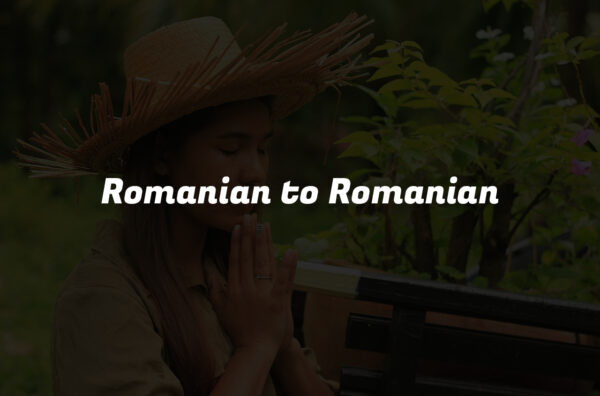 Romanian to Romanian