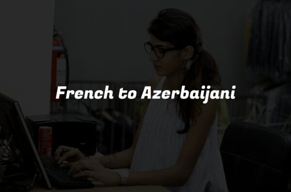 French to Azerbaijani