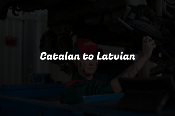 Catalan to Latvian