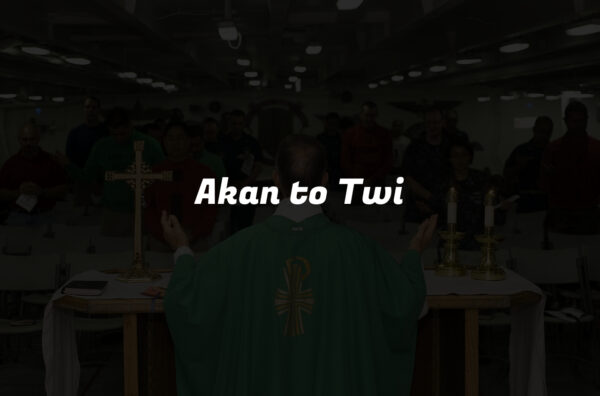 Akan to Twi