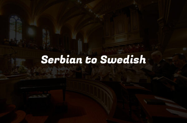 Serbian to Swedish